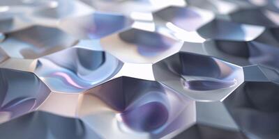 Abstract background with hexagonal shapes photo