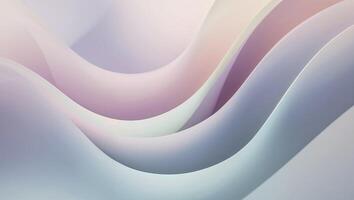 Pastel Flowing Curves Abstract Background. photo