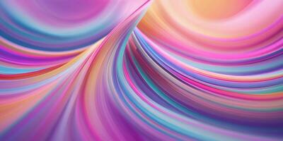Colorful Abstract Background With Smooth Flowing Lines. photo