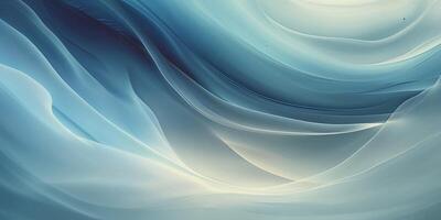Swirling Abstract Blue Background With Soft Lines and Gradients photo