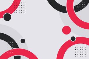 Simple geometric design layout vector