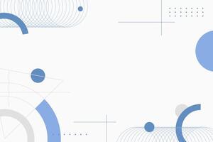 Minimal geometric design template vector