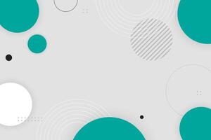 Modern abstract background with circles vector