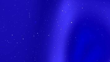 Deep Blue background with particles. Perfect for adding a dreamy touch to designs like invitations, greeting cards, or backgrounds for digital projects. Great for celestial themed designs. video