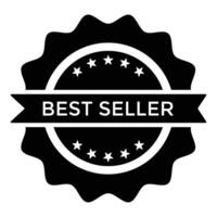best selling icon black and white vector