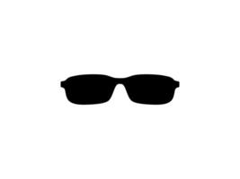 Sun Eye Glasses Silhouette, can use for Pictogram, Logo Gram, Apps, Art Illustration, Template for Avatar Profile Image, Website, etc. Front View, Flat Style vector