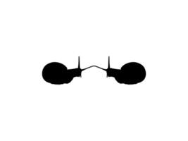 Snails Silhouette, are also called Escargot, Pair Animal Series, can use for Logo, Art Illustration, Apps, Website, etc. Flat Style, BW, Editable vector