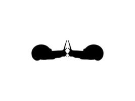 Snails Silhouette, are also called Escargot, Pair Animal Series, can use for Logo, Art Illustration, Apps, Website, etc. Flat Style, vector