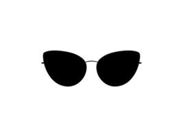 Sun Eye Glasses Silhouette, can use for Pictogram, Logo Gram, Apps, Art Illustration, Template for Avatar Profile Image, Website, etc. Flat Style, Editable vector
