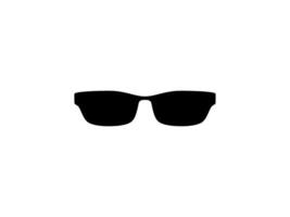 Sun Eye Glasses Silhouette, Flat Style, can use for Pictogram, Logo Gram, Apps, Art Illustration, Template for Avatar Profile Image, Website, etc. Front View vector