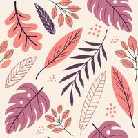 Elegant Leaf Pattern for Fabric and Print vector