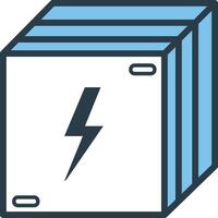 fuel cell icon. icon related with energy and technological development . isolated on white background . flat line icon in trendy style. Simple design vector