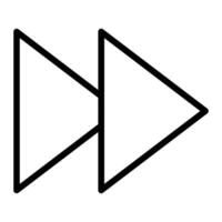 A black and white image of a two arrow symbol vector