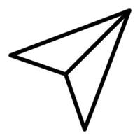 Send Line Icon Design vector