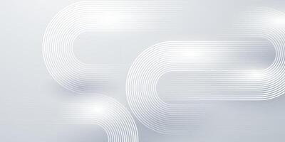 Abstract background with lines and curves vector
