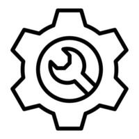 Optimization Line Icon Design vector