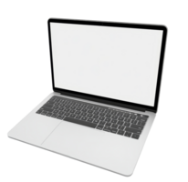 Showcasing a sleek modern laptop with a bright display and elegant design against a transparent backdrop png