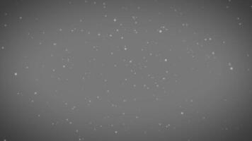 Monochrome sparkling particle dust floating dots simple elegant background animation video