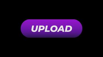 Animation of a Purple Upload Button Being Pressed video