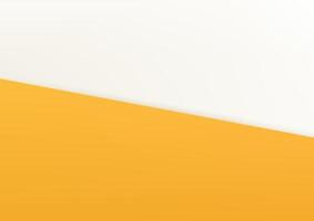 Empty yellow and white studio background space for selling products, backdrop, wallpaper, background, text. Gradient table. illustration. vector