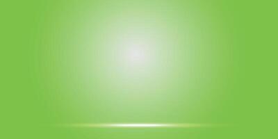 Vibrant Green Studio Background with Soft Gradient for Product Photography. vector