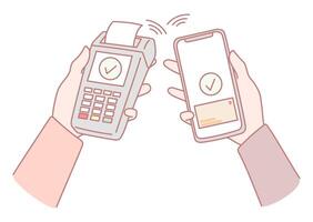 Mobile Payment Technology Effortless and Contactless Transactions Simplified for Everyone vector
