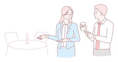 Engaging in Professional Interactions During Business Meetings for Optimal Outcomes and Success vector