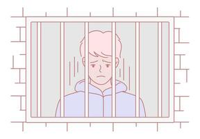Feeling Trapped A Deep Reflection on Isolation and Regret, A Journey Through Pain and Growth vector