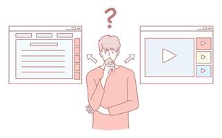 Navigating the Complex Choices Confronting the Media Selection Dilemma We Face Today vector