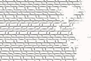 Geometric pattern of uniformly arranged horizontal rectangles, resembling bricks. vector