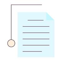A Simple Document featuring a beautifully crafted Pendulum Icon Illustration within it vector