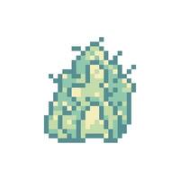 natural pixel flora old game vibe vector