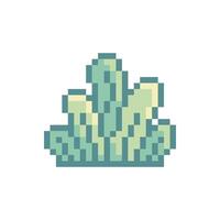 8bit plant design nature retro vector