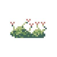 greenery leaf retro pixel format vector