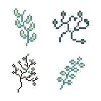 game pixel plant sprite retro vector