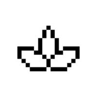 wild outline pixel shape retro vector