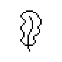outline nature pixel retro visual vector