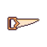 saw pixel art vector