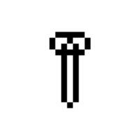nail pixel bolt vector