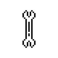 wrench pixel art vector
