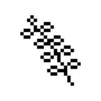 pixel digital foliage classic retro vector