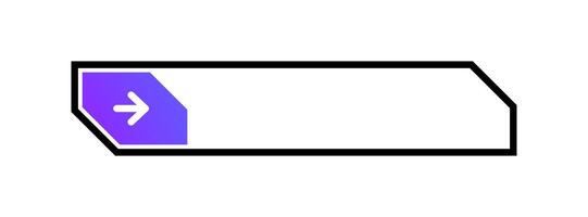A purple and blue arrow pointing to the left vector