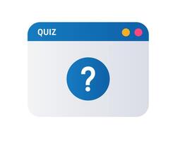 Question mark icon on a white background vector