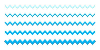 wave line, blue wavy pattern, zigzag lines, curve line graphic texture for background vector