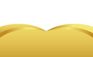 gold wave gradient for banner ad, golden wavy shape, gold wave curve on white background, golden wave corner shape for banner, stripes ribbon golden graphic, striped gold gradient luxury vector