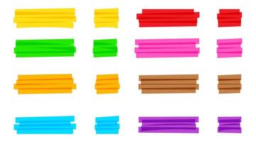 Highlighter Colorful Stripes Graphic, Highlight Marker Brush Hand Drawn, Highlight Writing Marker vector
