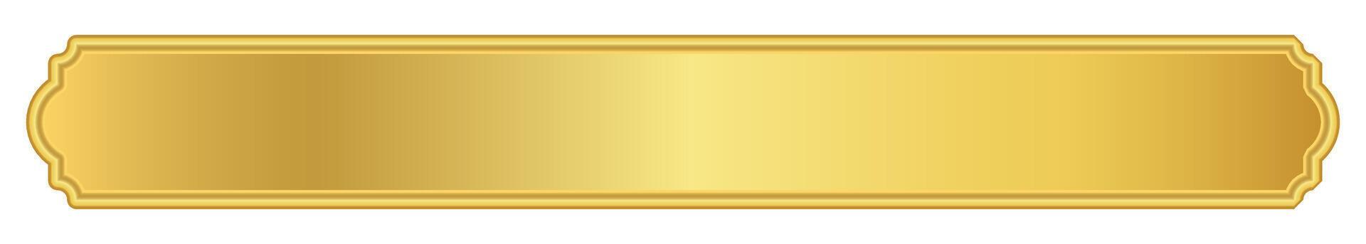 gold label element, luxury golden frame, golden name plate