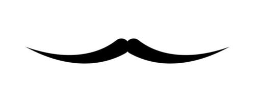 Mustache hipster icon simple, Handlebars Mustache, Whisker Elegant, Silhouette Mustache shape, Classic Gentleman's Mustache vector