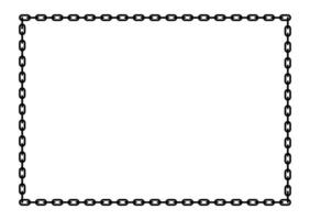 rectangle a4 frame, chian border frame graphic simple, art line frame vector