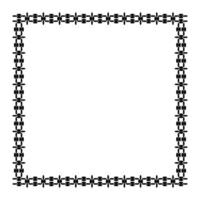 empty square frame, border frame graphic simple, square frame, art line frame vector